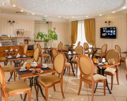 A rich and genuine breakfast buffet is waiting for you at the Best Western Hotel Viterbo