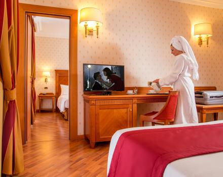 Comfort and welcome in the suites of the Best Western Hotel Viterbo